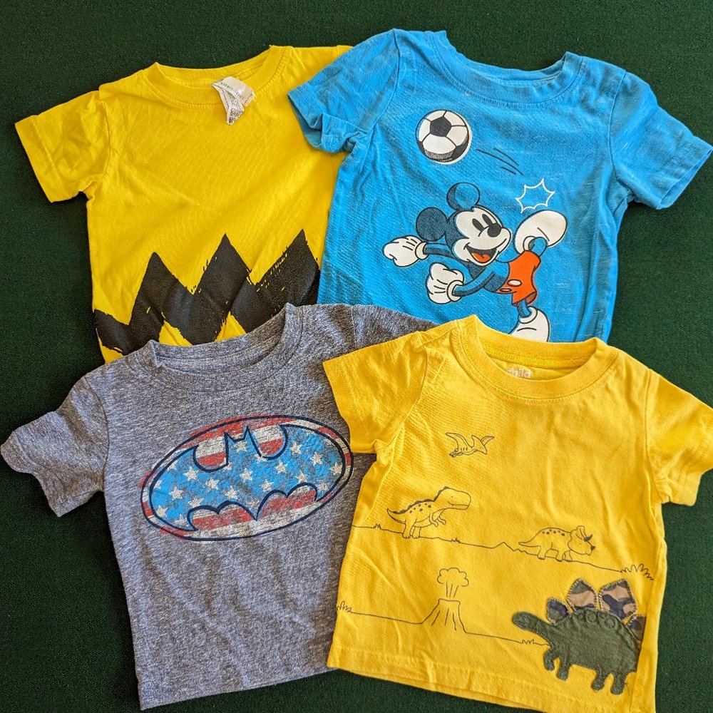 Bundle Boy's Short Sleeve T-shirts 12 Months 💙